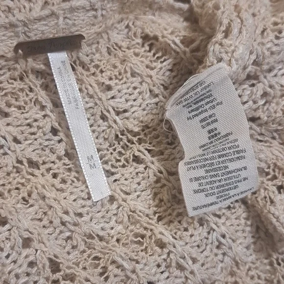 FREE PEOPLE medium natural colored sweater wrap with pockets, $109.00 - Picture 4 of 4